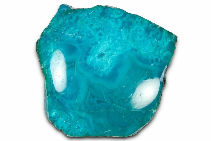 Polished Atacama Blue Opal (Chrysocolla & Opal) - Chile #362283